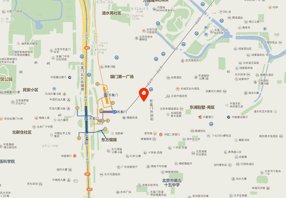信达中心位置地图